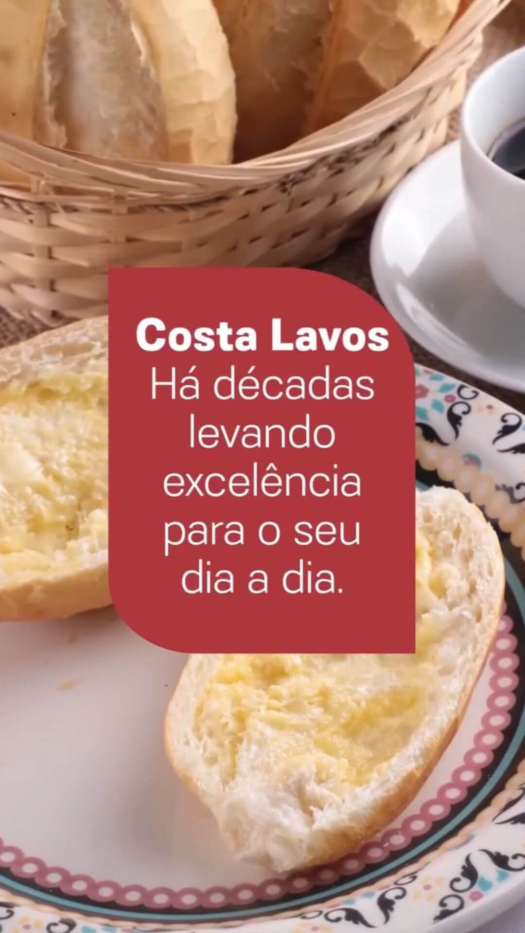 Costa Lavos — pão francês congelado